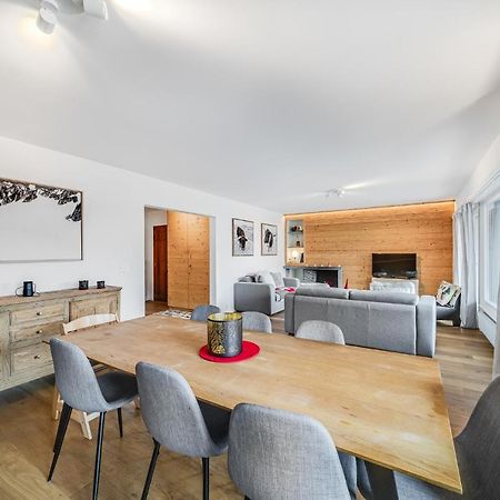In The Heart Of Crans, Fireplace And Parking Eksteriør bilde